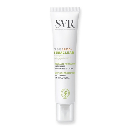 [SVR/009] SVR/ SEBIACLEAR SPF50+ Sun Cream 40ml: اس في ار كريم واقي شمس
