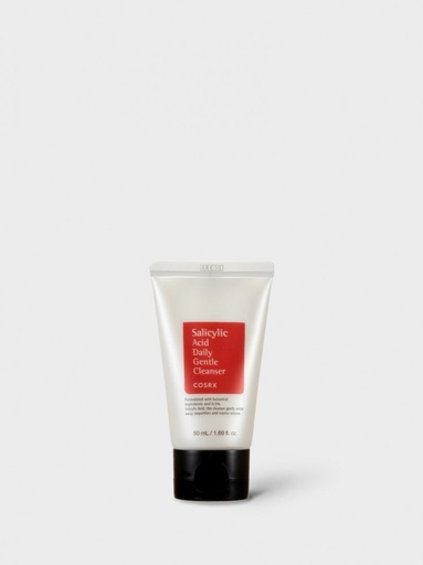 [COS/022] COSRX/ Salicylic Acid Daily Gentle Cleanser 50ml: غسول كوزركس بالسالسلك اسد الحجم الصغير