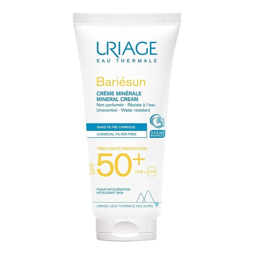 [EAU/065] Uriage/ BARIÉSUN Mineral Cream SPF50+ 100ml: يورياج باريسان واقي شمس معدني