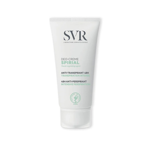 [SVR/015] SVR/ SPIRIAL Deo Creme Anti Perspirant Deodrant Cream 50 ml : اس في ار كريم مضاد التعرق