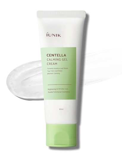 iUNIK/ Centella Calming Gel Cream 60ml: اي يونيك كريم جل مهدئ للبشرة بخلاصة السنتيللا