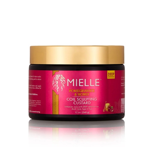[MLE/006] Mielle/ Pomegranate & Honey Coil Sculpting Custard 340g : ميلي كريم الشعر بالعسل والرمان