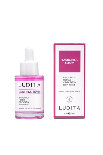 [LUD/005] LUDITA/ Anti-Aging Bakuchiol + Hibiscus Serum, Retinol Alternative 30ml : لوديتا سيروم باكوتشيول والهيبسكوس المضاد للشيخوخة بديل للريتينول
