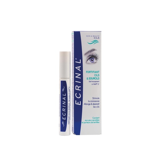 [Ecrinal/004] ECRINAL/ ANP2+ Strengthening Lash Gel - 3 in 1 Eyelash and Eyebrow Serum 9ml : ايكرينال مسكارا جل شفافة مقوية للرموش والحواجب