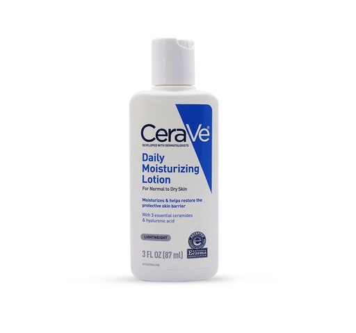 [CER/014] CeraVe/ Daily Moisturizing Lotion 87 ml (Normal & Dry Skin): لوشن سيرافي مرطب يومي للوجه والجسم