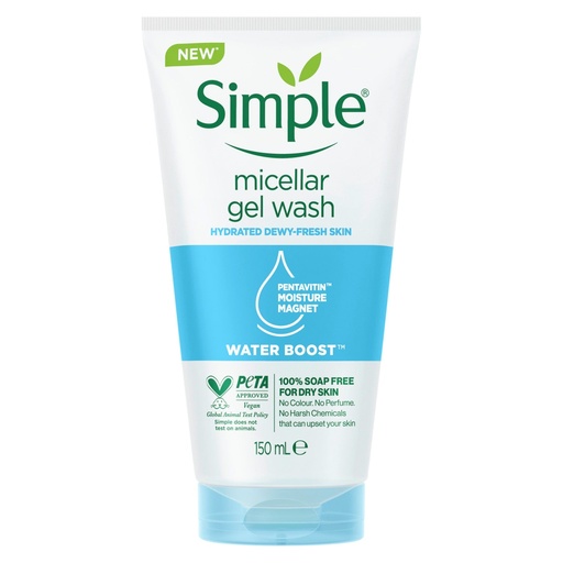 [Sim/002] SIMPLE/ Micellar Gel Wash / غسول للوجه بماء الميسيلار