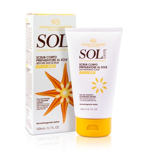 [Bottega/002] Bottega/ Sol Leon Scrub Corpo / سكراب مقشر للوجه و الجسم