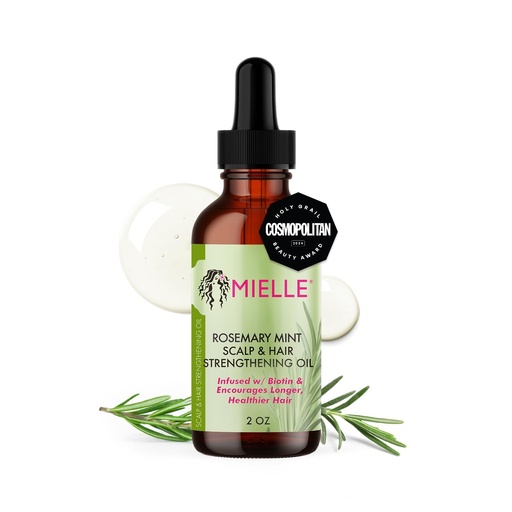 [variable/033] Mielle Scalp & Hair Strengthening Oil: سيروم ميلي اكليل الجبل الطبيعي والنعناع لتقوية وانبات الشعر